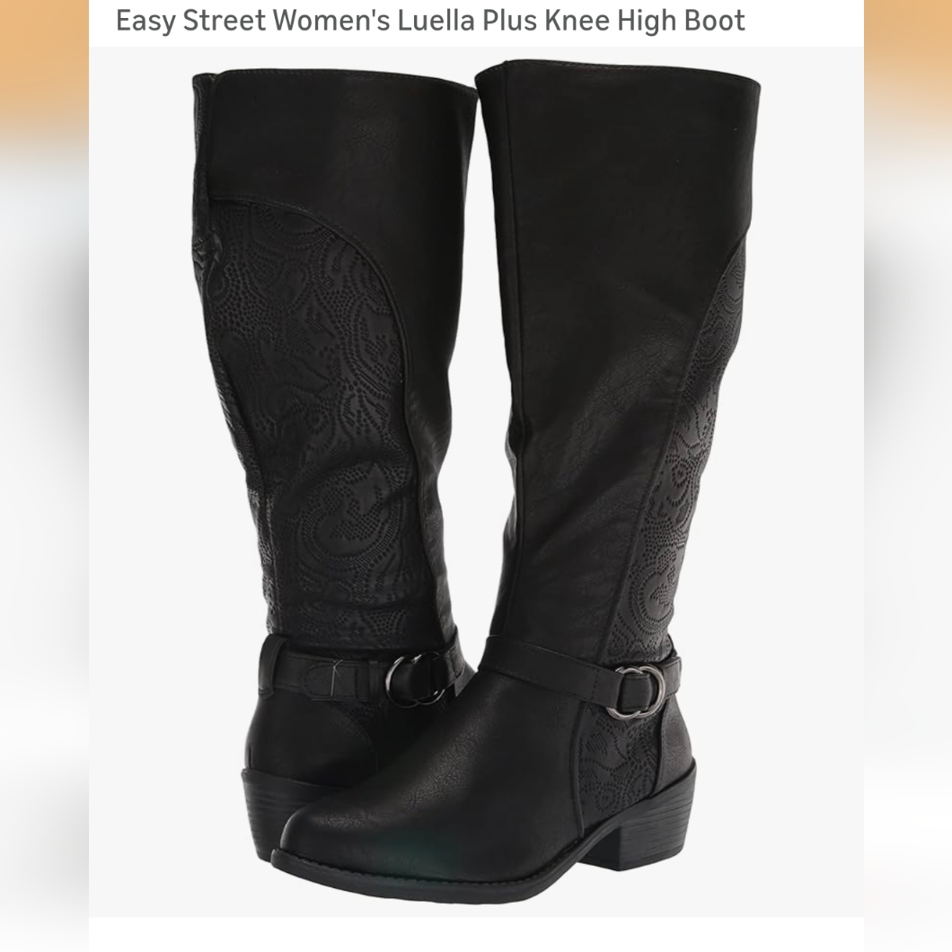 Easy Street Black Winter Boots